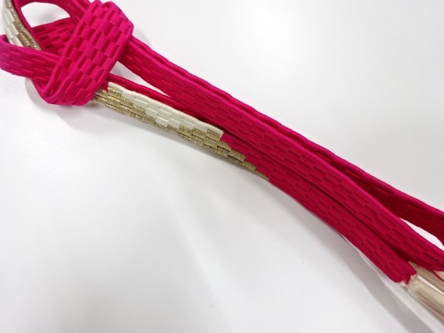 JAPANESE HAND-TIED OBIJIME CORD / UNUSED